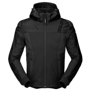 CHAMARRA SPIDI HOODIE WARRIOR NEGRO/BLANCO | SKU: T346011-#