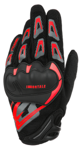 GUANTE IMMORTALE BASIC | NEGRO/RED | SKU: IMBASRED-#