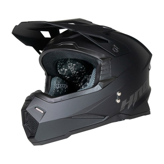 CASCO HRO MX03 ACROSS |  BLACK MATTE SOLID | SKU: HRO-MX03-NMSO-#