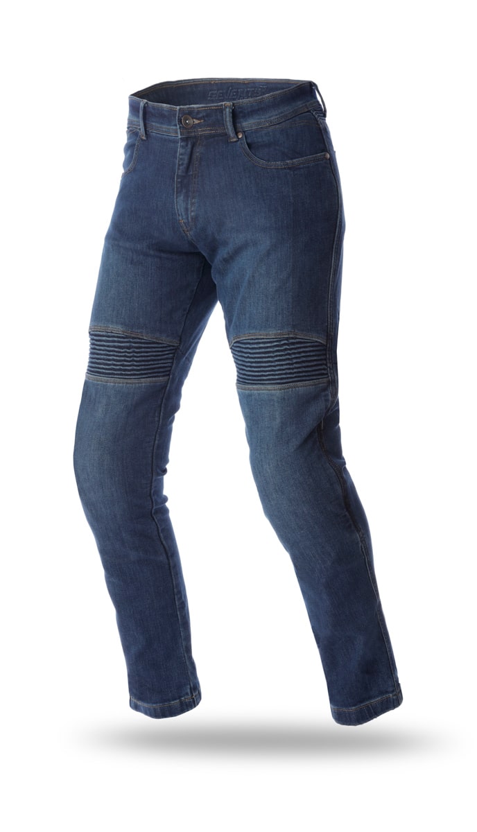 PANTALON VAQUERO SD-PJ6 SLIM FIT HOMBRE | AZUL OSCURO | SKU: SD4200610#