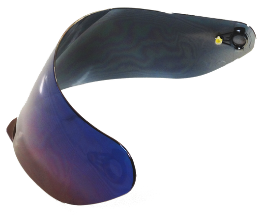 REPUESTO DE VISOR  AZUL CROMADO PARA CASCO CERRADO HRO 512 | SKU: VISOR-IB-512