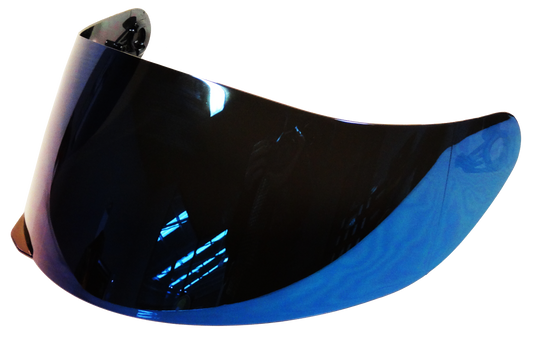REPUESTO DE VISOR  AZUL CROMADO PARA CASCO CERRADO HRO 512 | SKU: VISOR-IB-512